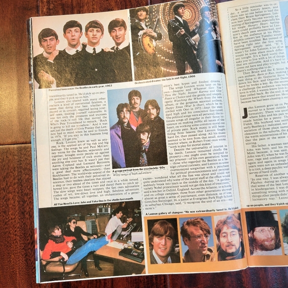 Copy Vtg 1980 John Lennon Time Magazine When the Music Died December 22, 1980 - Picture 8 of 14